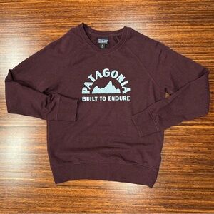Patagonia Women's Ahnya Pullover burgundy blue size XS EUC